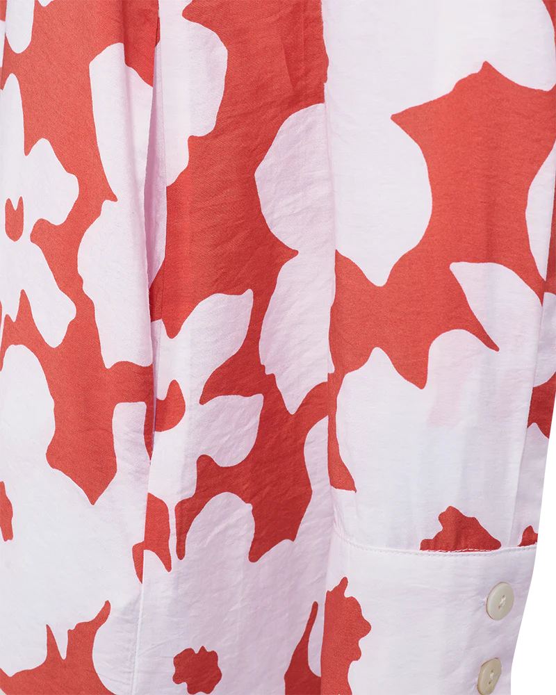 Freequent naisten mekko, MALINE DRESS Oranssi Kuosi - Image 3