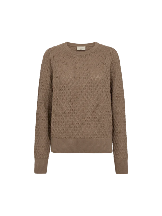 Freequent naisten neule, DODO PU Vaalea Beige