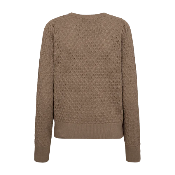Freequent naisten neule, DODO PU Vaalea Beige - Image 2