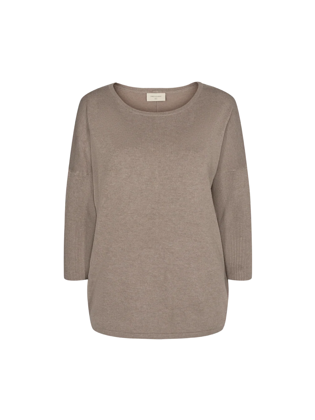 Freequent Naisten Neule, Jone Plain Beige
