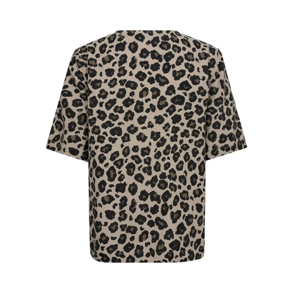 Freequent naisten paitapusero, FQLAVISCO-BLOUSE Ruskea Kuosillinen - Image 3