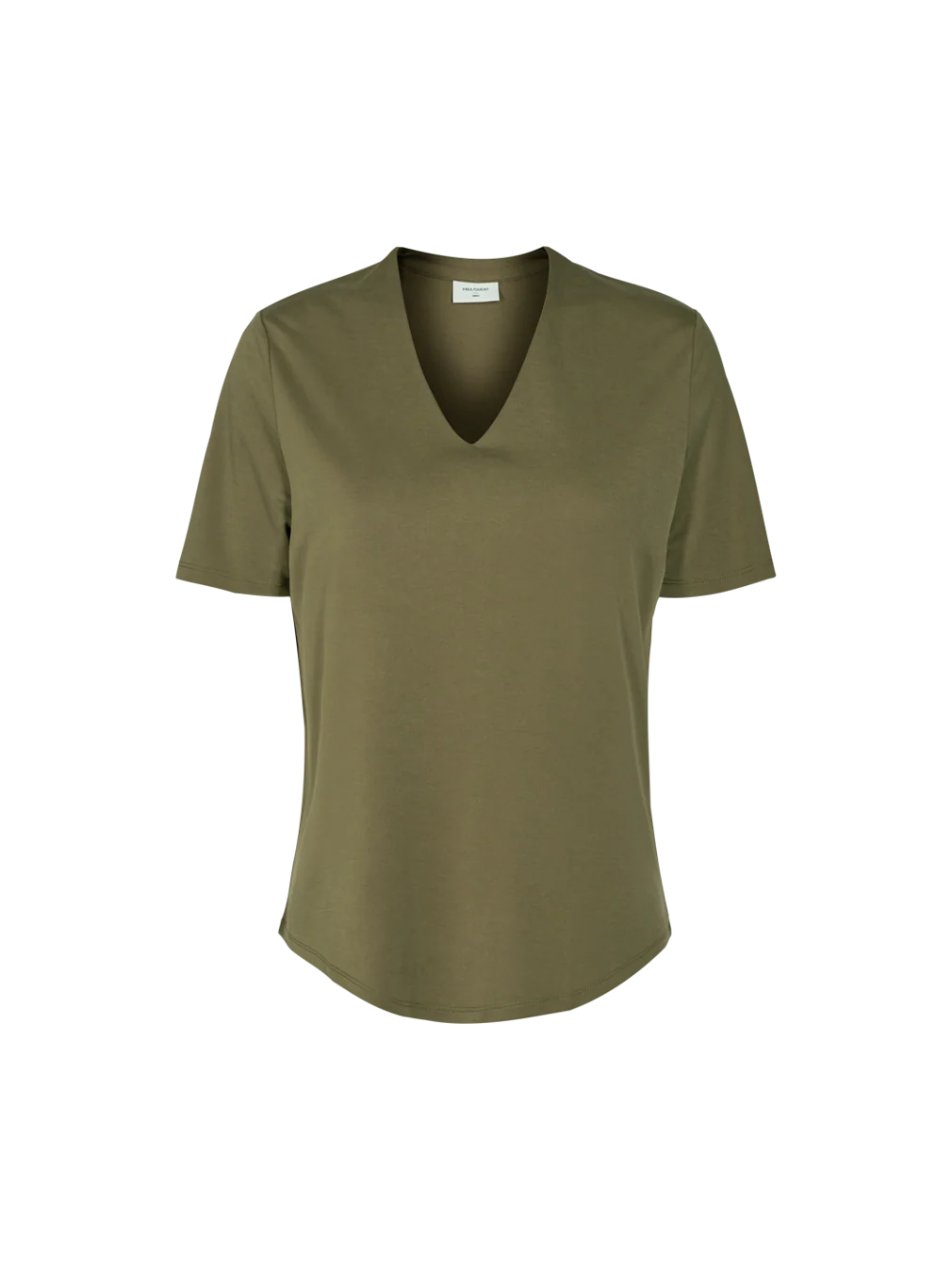 Freequent Naisten Pusero, Yr Ss Blouse Khaki