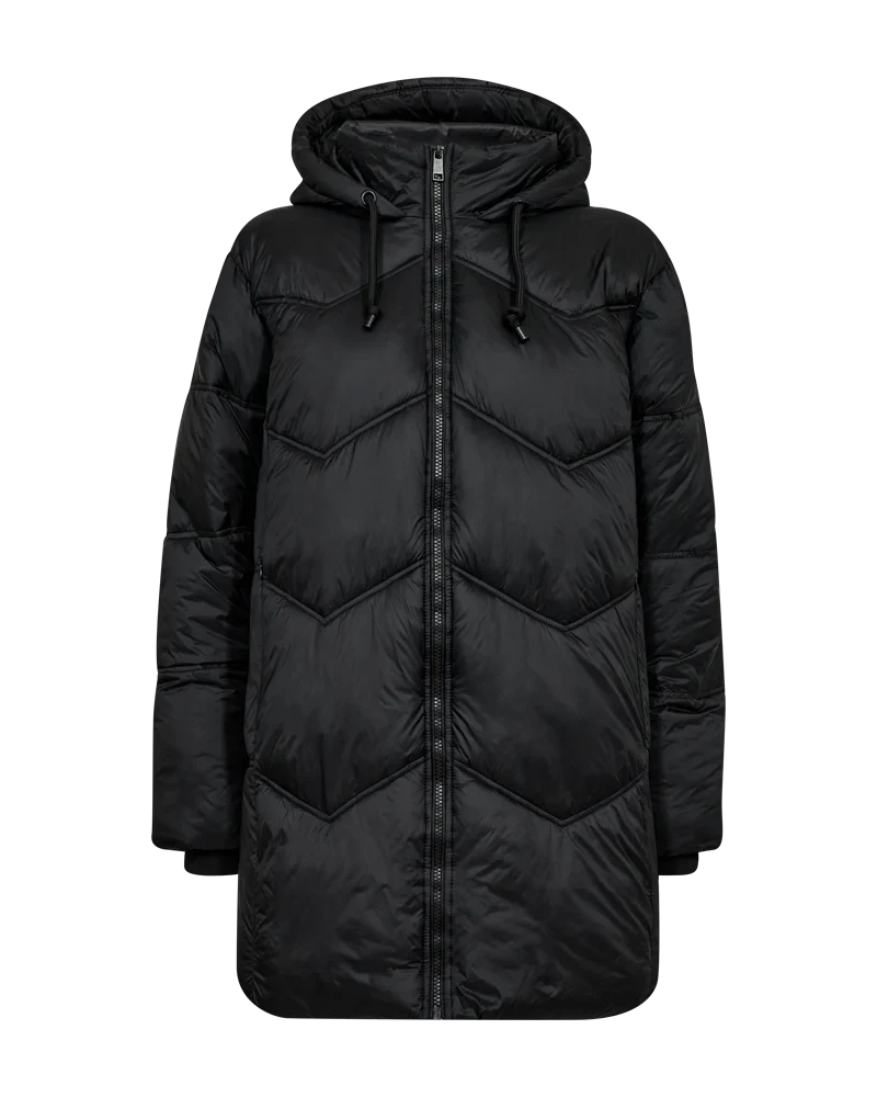 Freequent Naisten Talvitakki, K-SHORTY L-JACKET Musta - Image 2