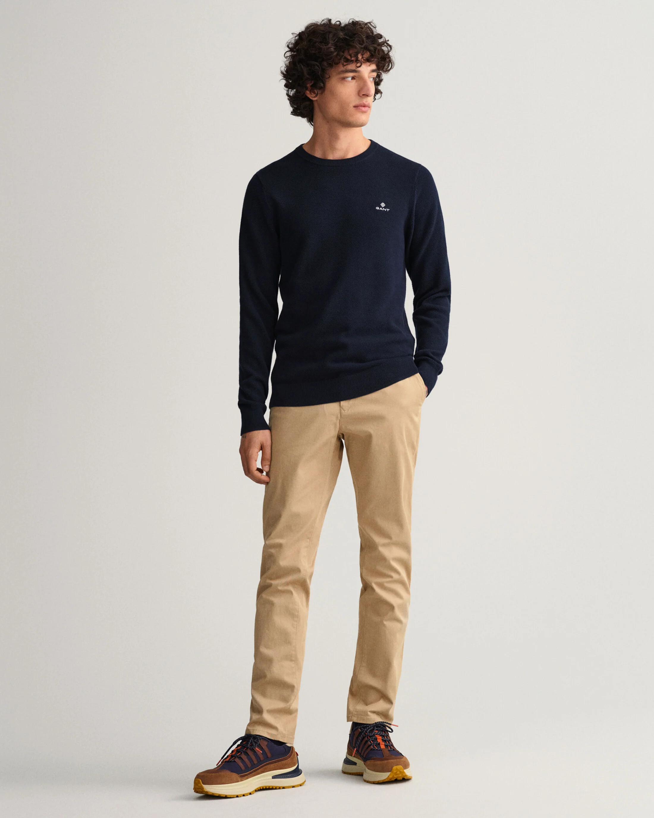 Gant chinokset, HALLDEN SLIM CHINO Beige - Image 4