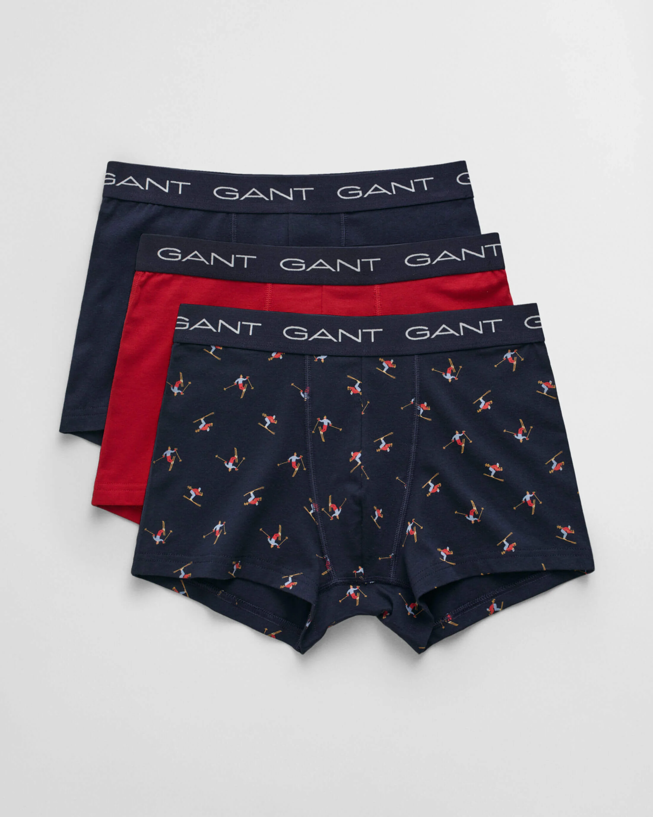 Gant Miesten Bokserit, SKIER TRUNK 3-PACK Tummansininen - Image 3
