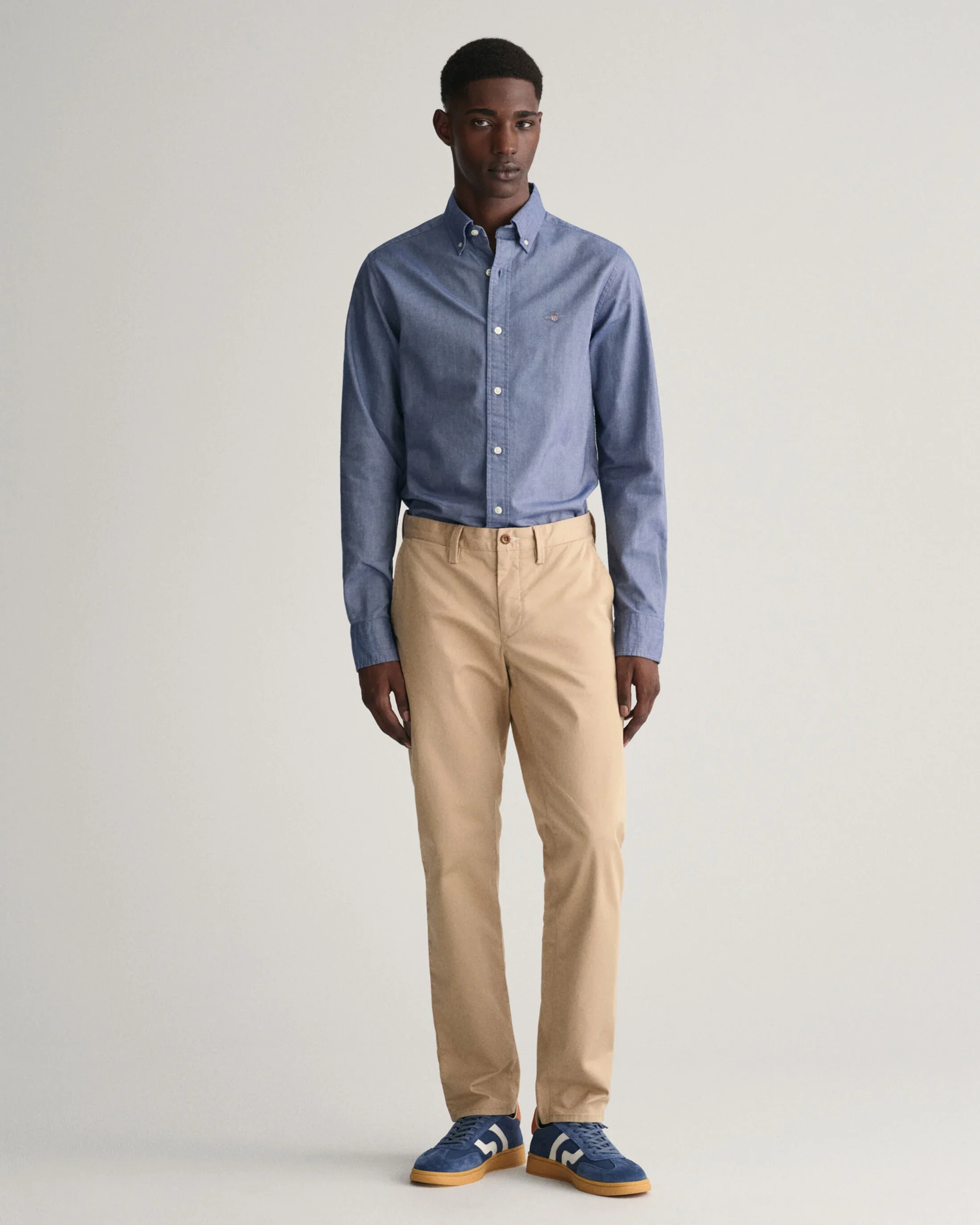 Gant miesten chinokset, SLIM TWILL CHINOS  Beige