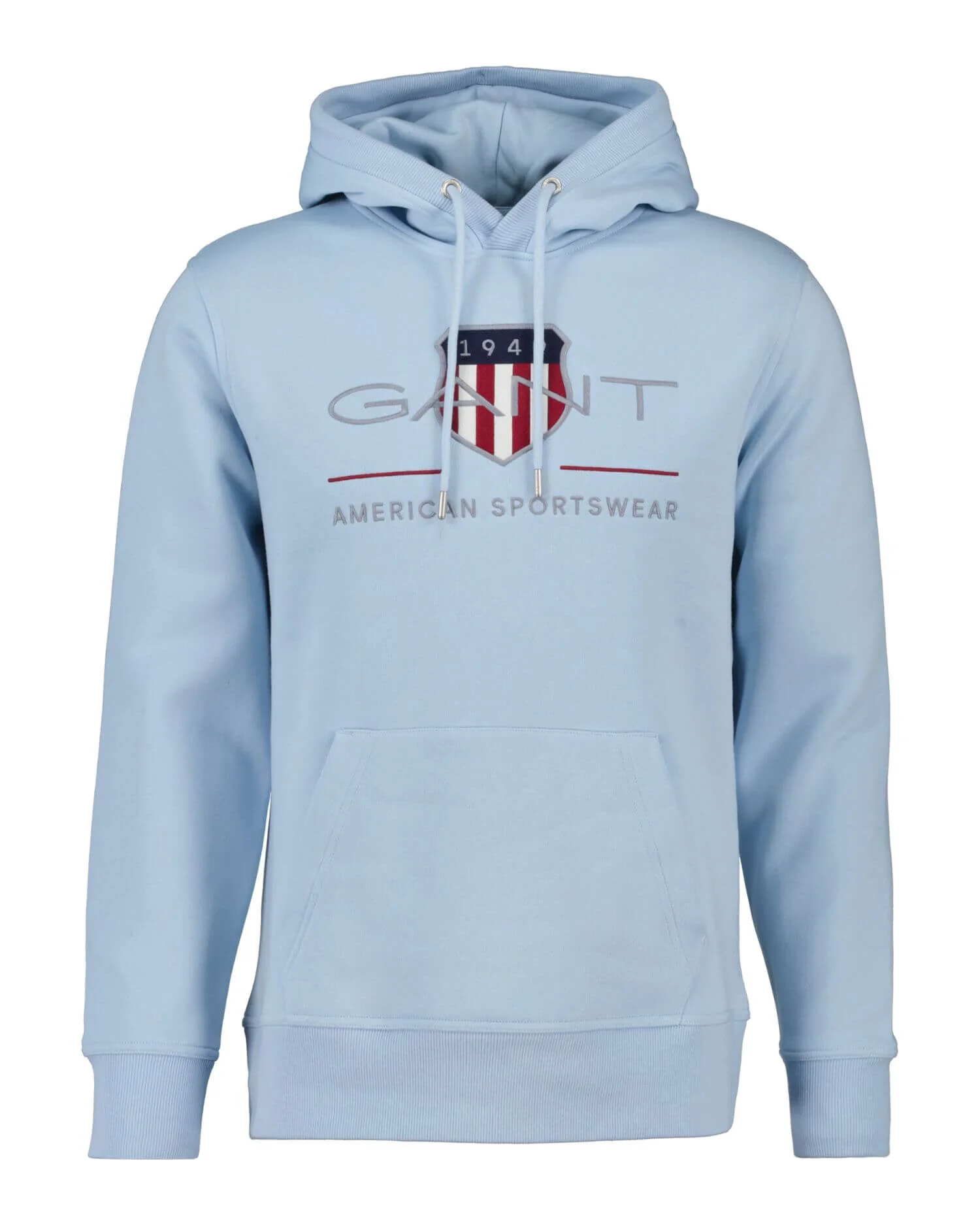 Gant Miesten Huppari, REG ARCHIVE SHIELD HOODIE Vaaleansininen