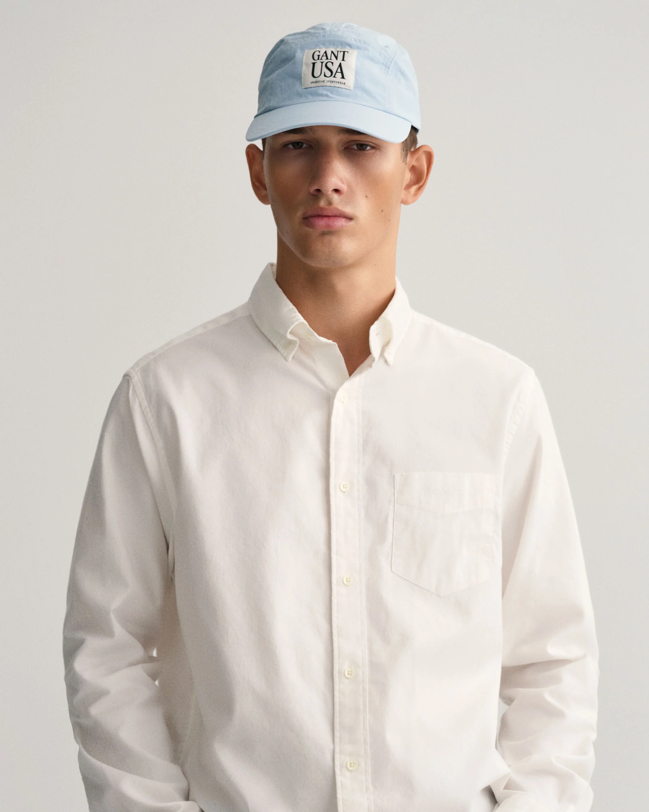 Gant Miesten Kauluspaita, ARCHIVE OXFORD SHIRT REG Valkoinen - Image 5