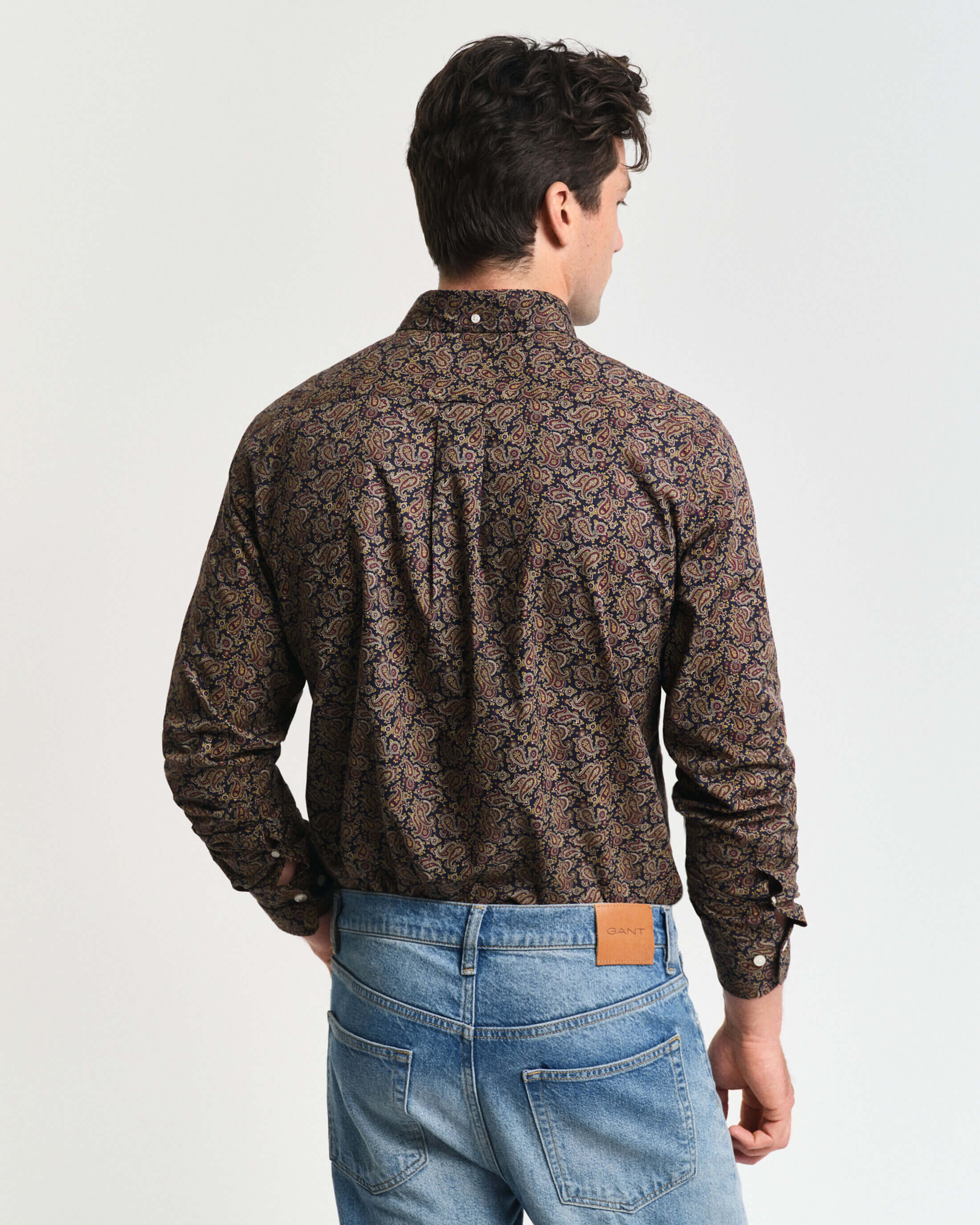Gant miesten kauluspaita, PAISLEY PRINTED SHIRT Sininen Kuosi - Image 2