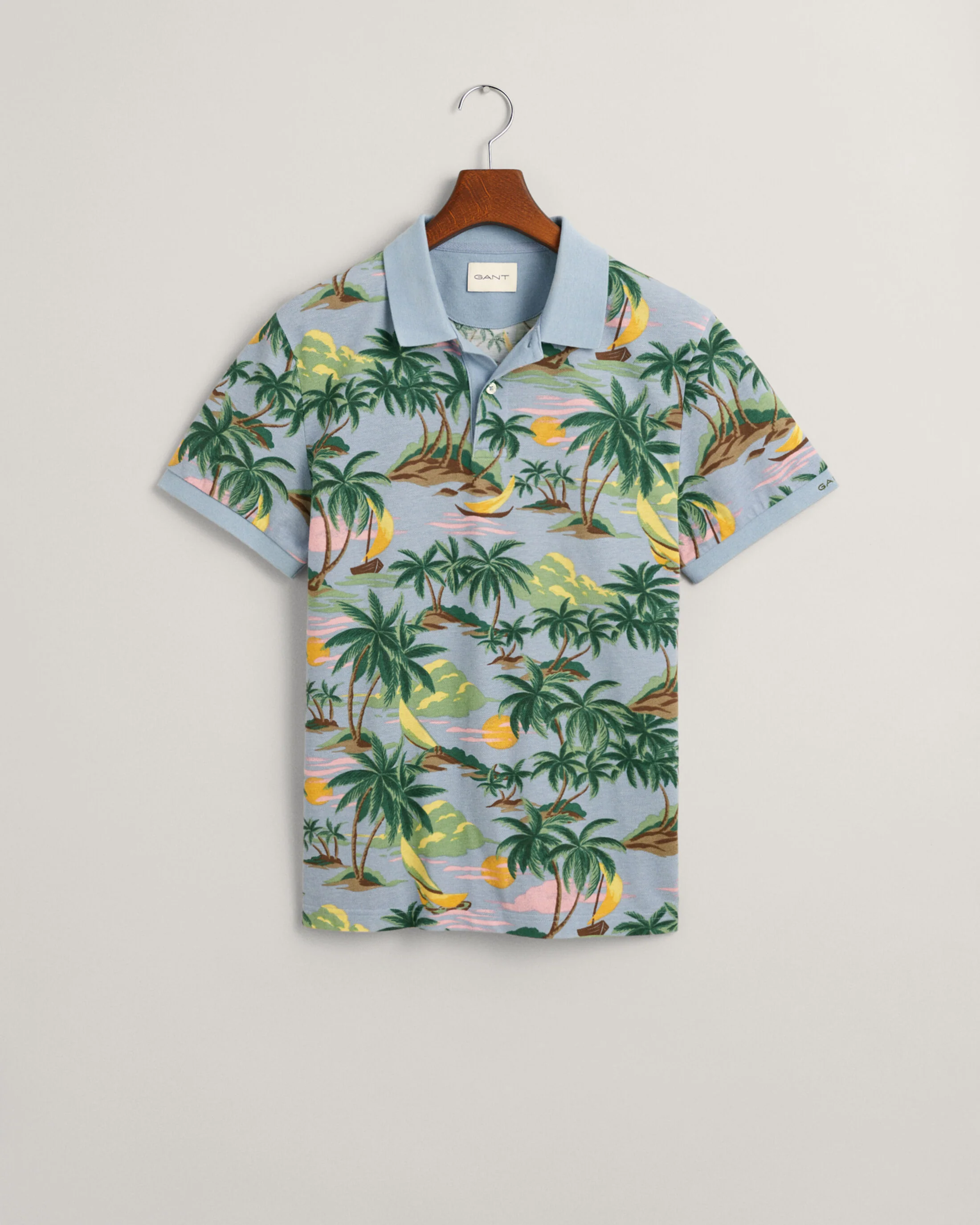 Gant miesten pikeepaita, HAVAJI PRING SS POLO Vihreä Kuosi - Image 4