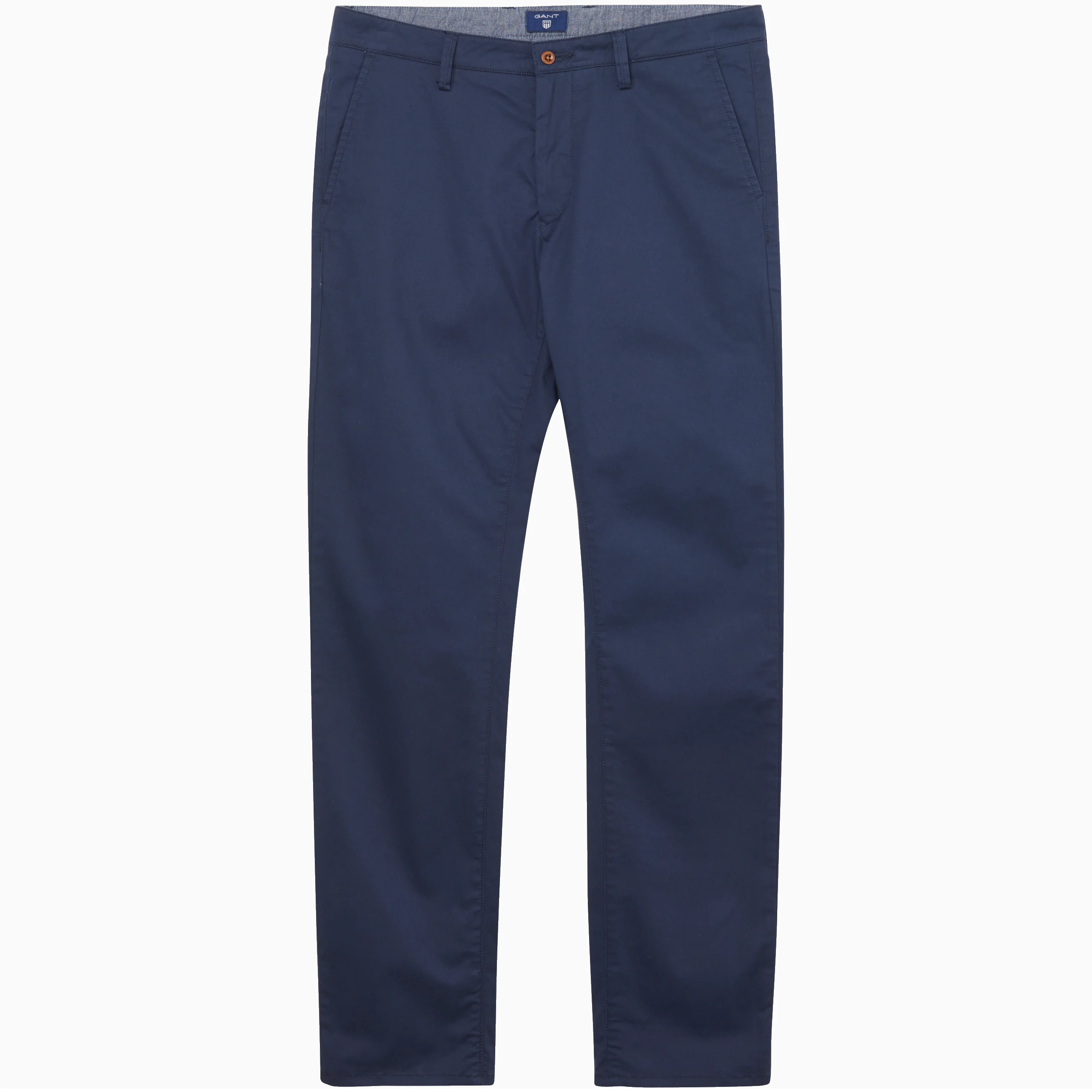 Gant Miesten Puuvillahousut, Slim Twill Chino Tummansininen - Image 2
