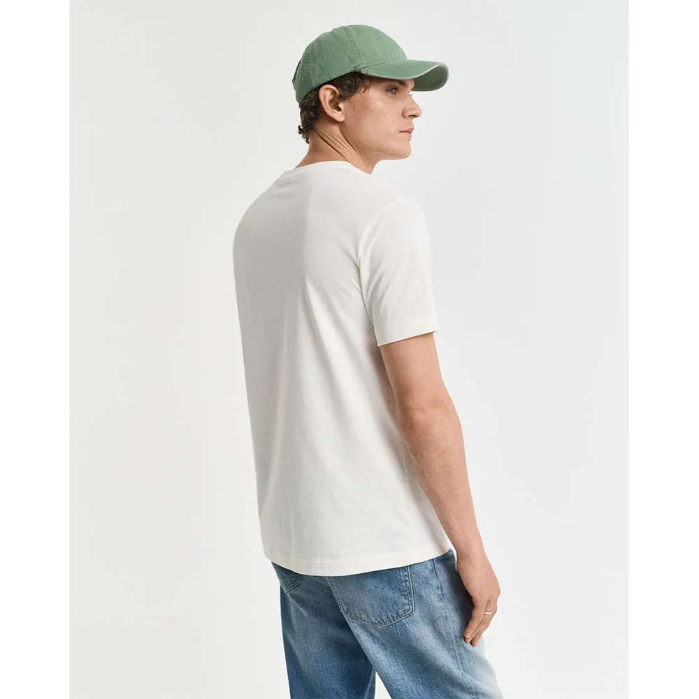 Gant miesten t-paita, GRAPHIC SS T-SHIRT Valkoinen - Image 5