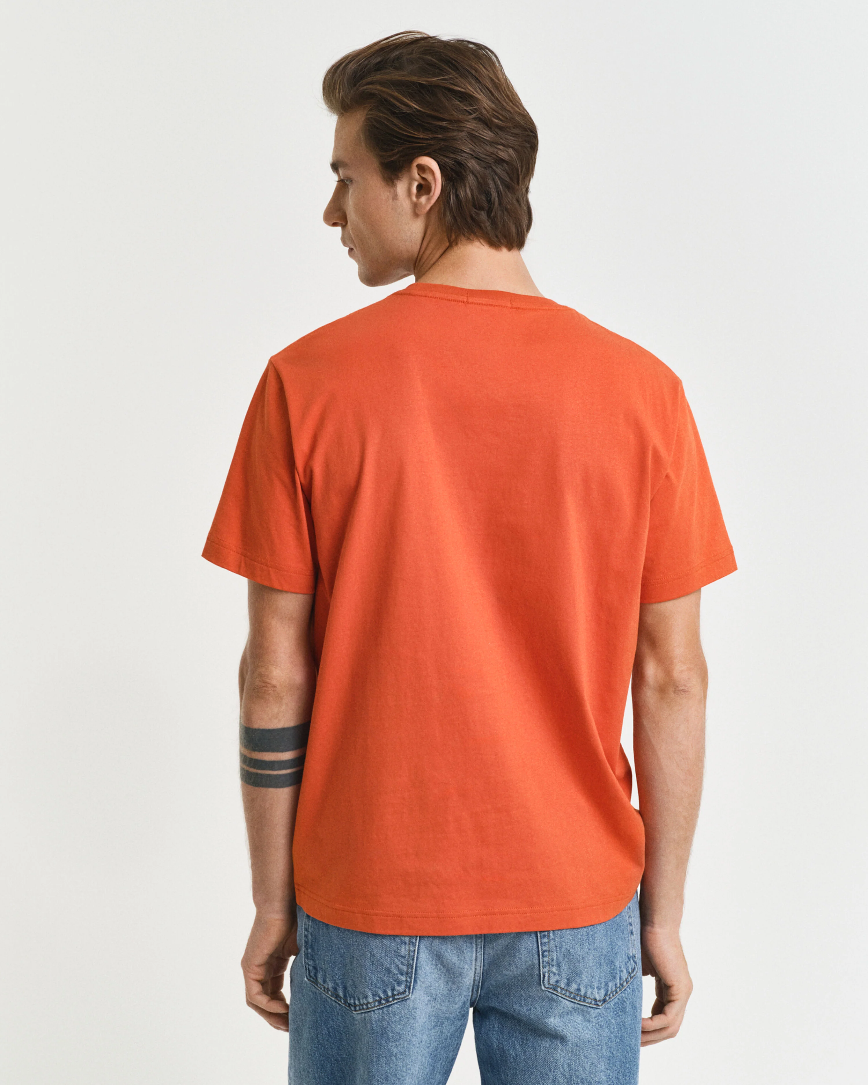 Gant miesten t-paita, REG SHIELD SS T-SHIRT Oranssi - Image 2
