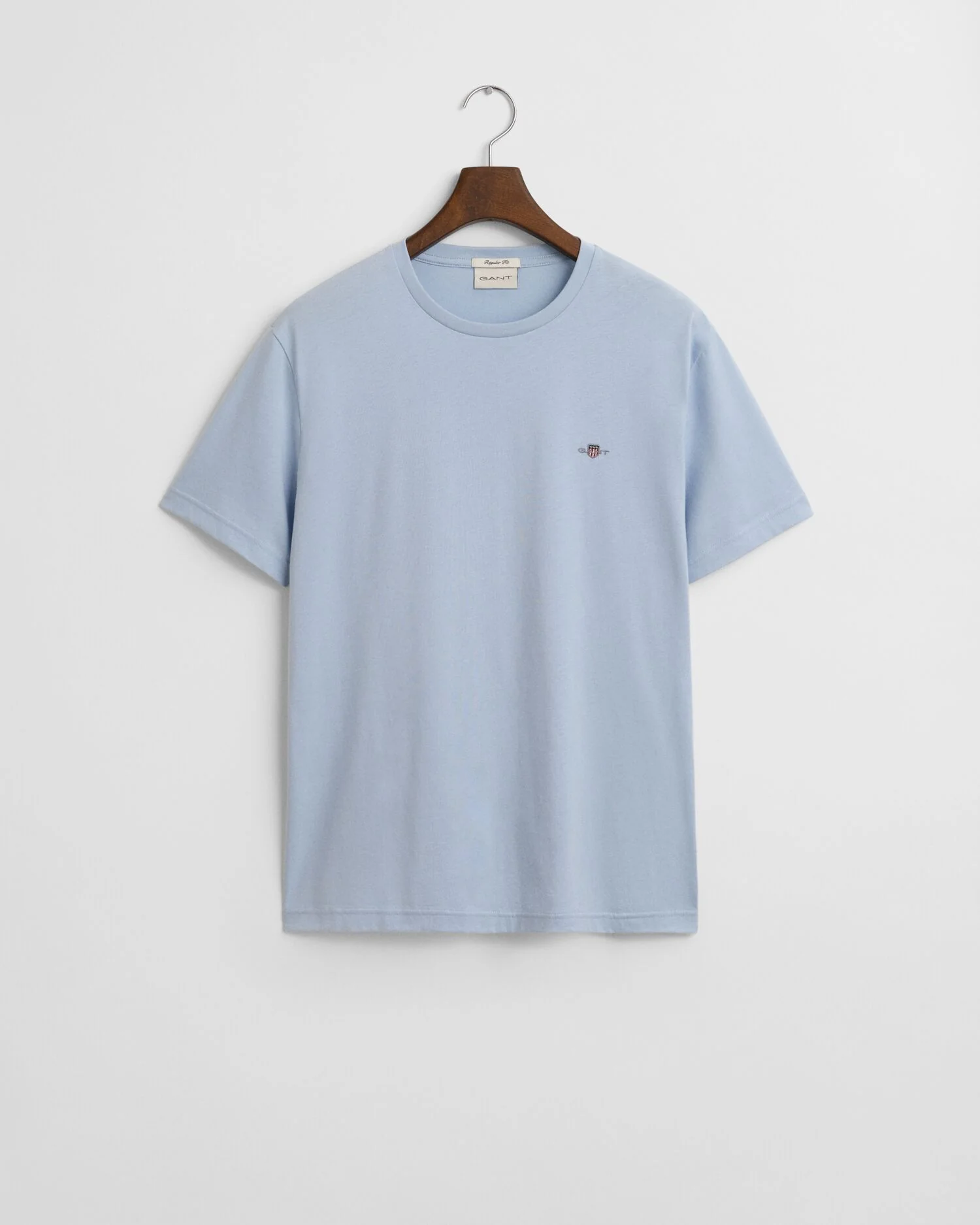 Gant miesten t-paita, REG SHIELD SS T-SHIRT Vaaleansininen - Image 5