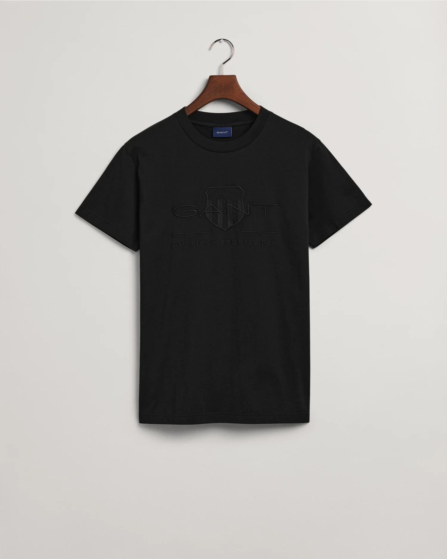 Gant Miesten T-paita, TONAL ARCHIVE SHIELD T-SHIRT Musta - Image 3