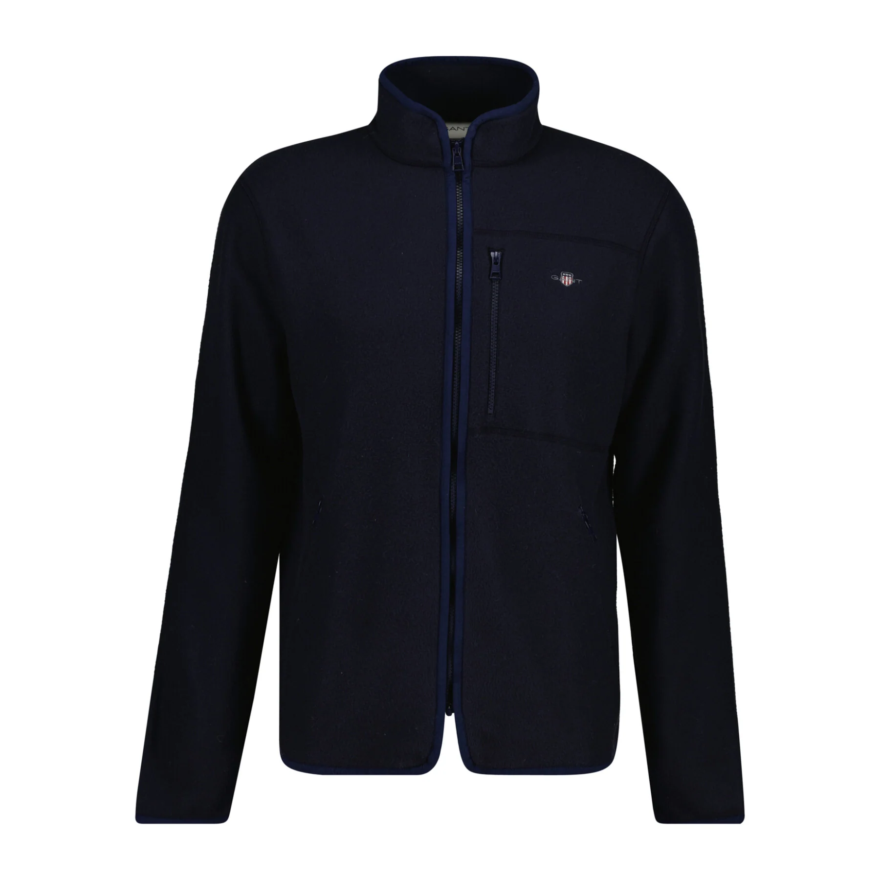 Gant miesten takki, MICRO FLEECE JACKET Tummansininen