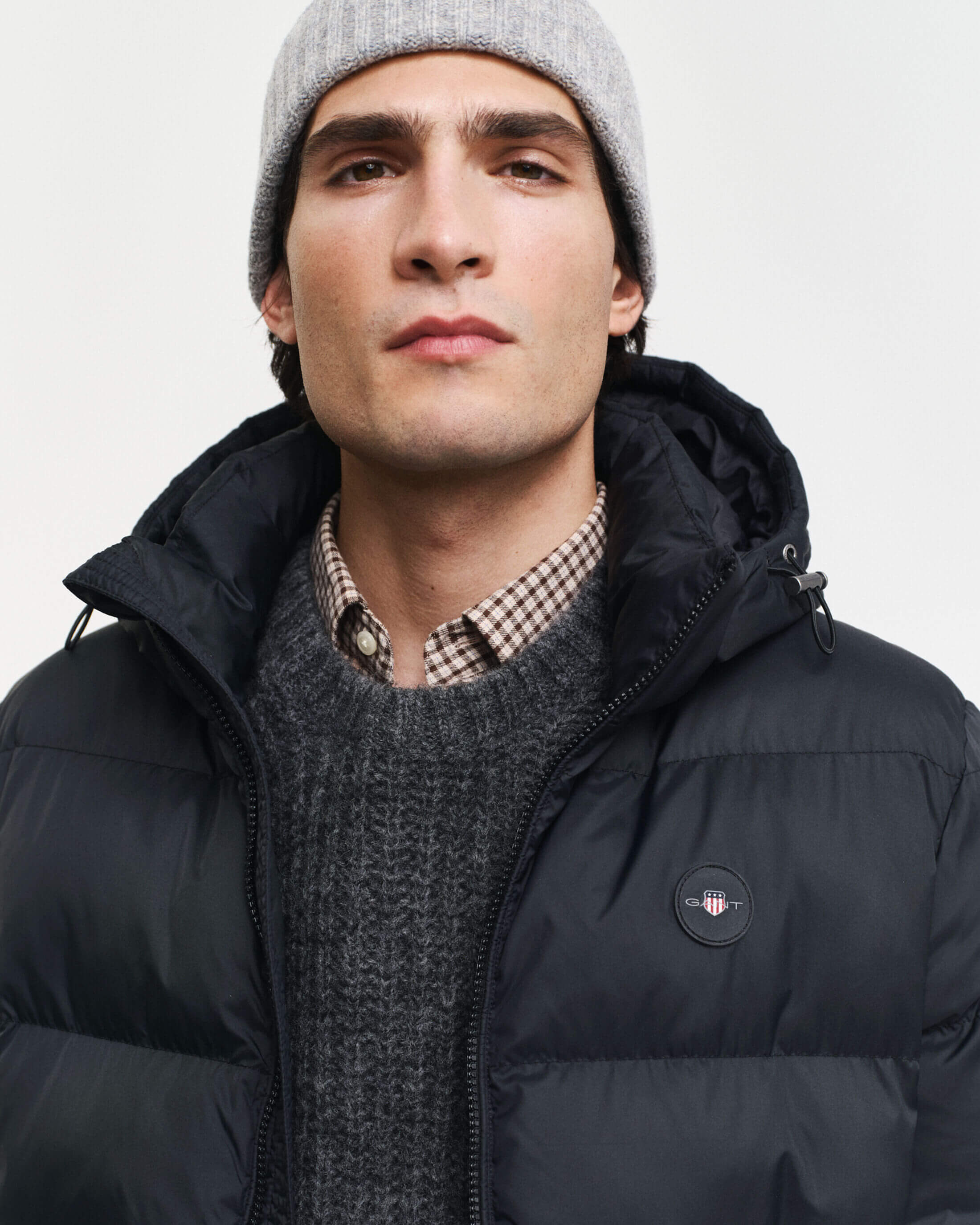 Gant Miesten Talvitakki, ACTIVE CLOUD MID LENGTH Musta - Image 3