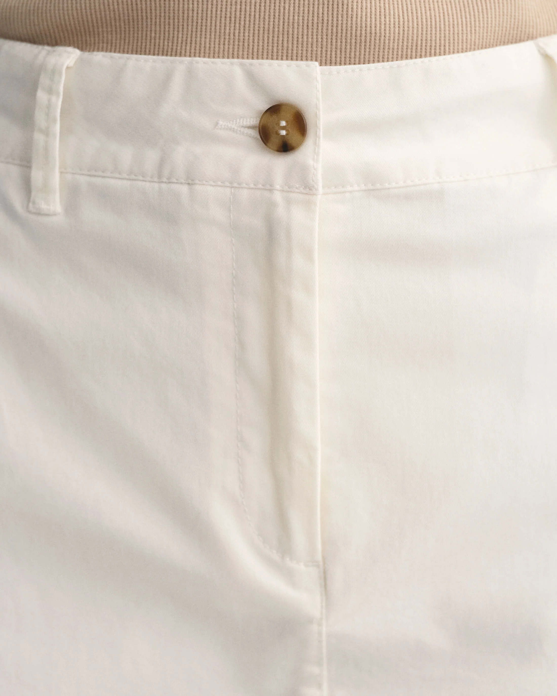 Gant Naisten Hame, CHINO SKIRT Luonnonvalkoinen - Image 5