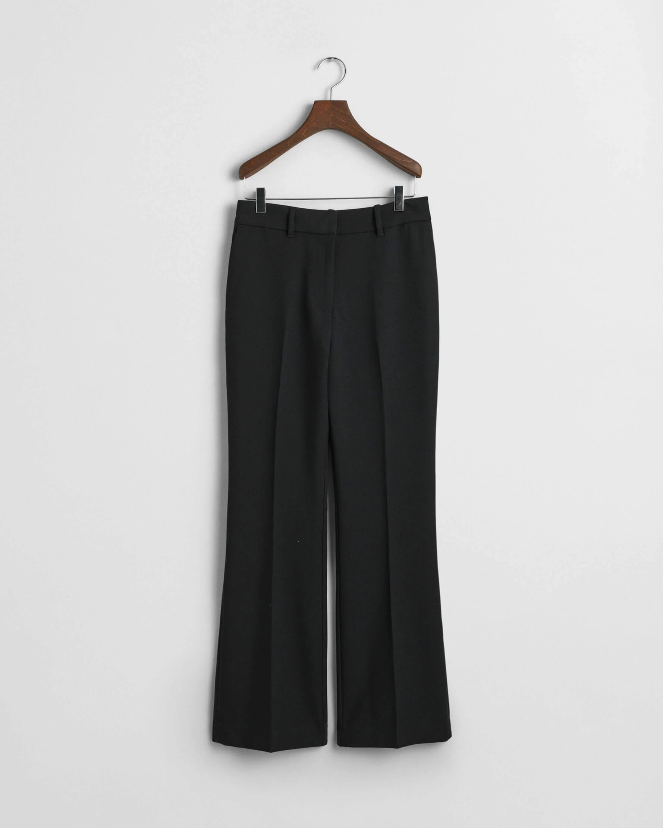 Gant Naisten Housut, SLIM FLARE SLACK Musta - Image 5