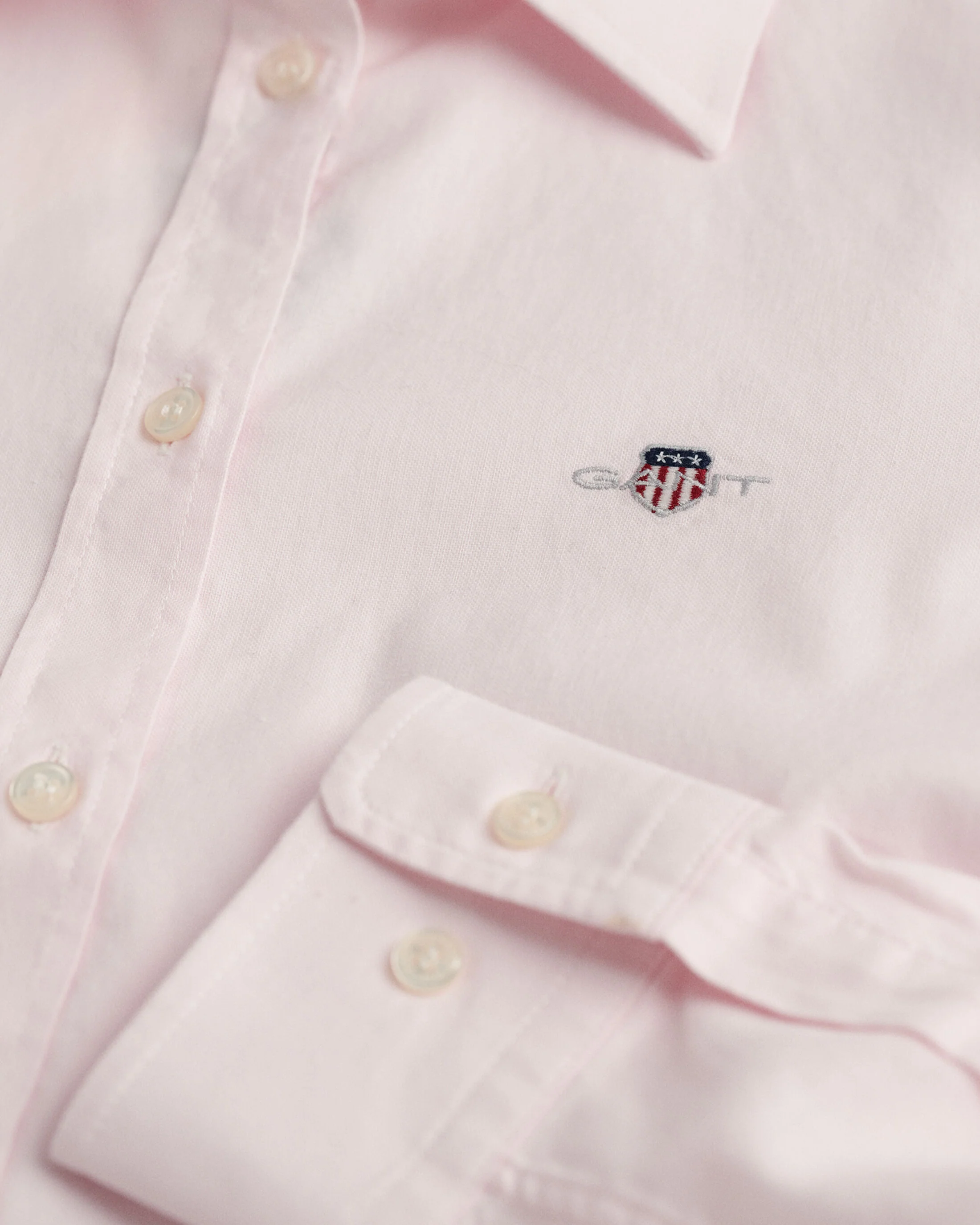 Gant naisten paitapusero, SLIM STRETCH OXFORD SHIRT Vaaleanpunainen - Image 2