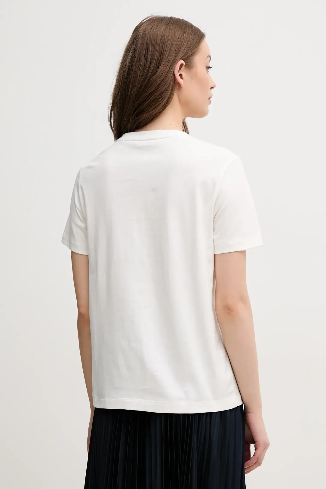 Gant naisten t-paita, REG TONAL GRAPHIC SS T-SHIRT Valkoinen - Image 2