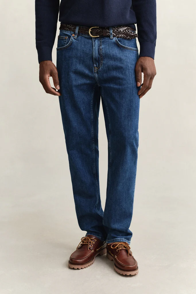 Gant miesten farkut Regular Clean Wash Jeans, sininen - Image 5