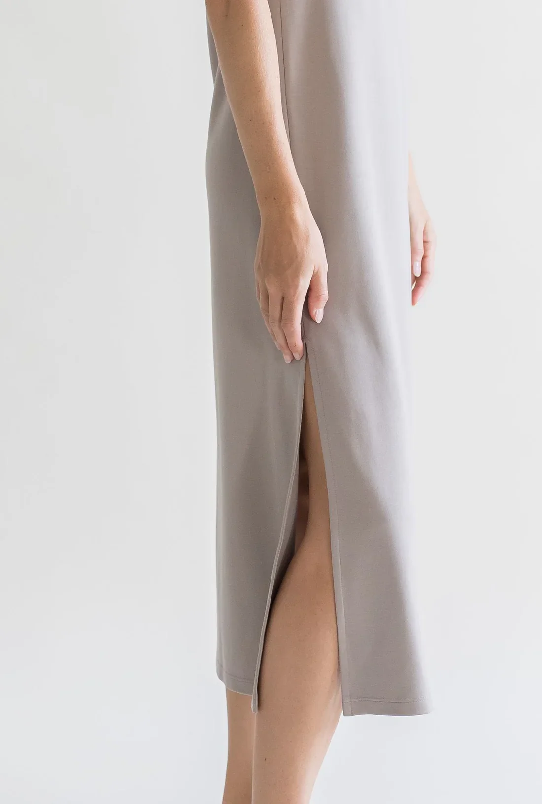 Gauhar helsinki naisten mekko, LINDA DRESS TAUPE Beige - Image 2