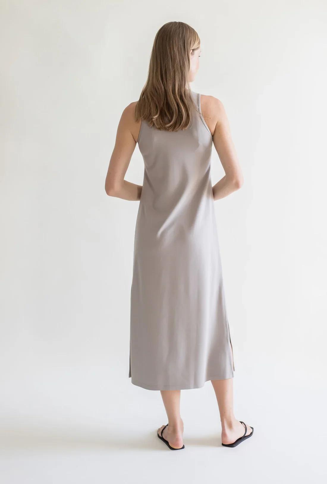 Gauhar helsinki naisten mekko, LINDA DRESS TAUPE Beige - Image 3