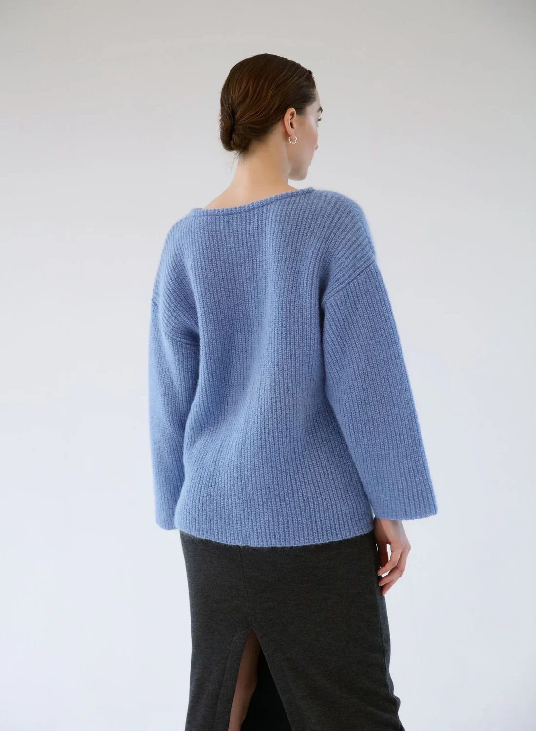 Gauhar Helsinki Naisten Neule, MOHAIR CARDIGAN AZURE Vaaleansininen - Image 2