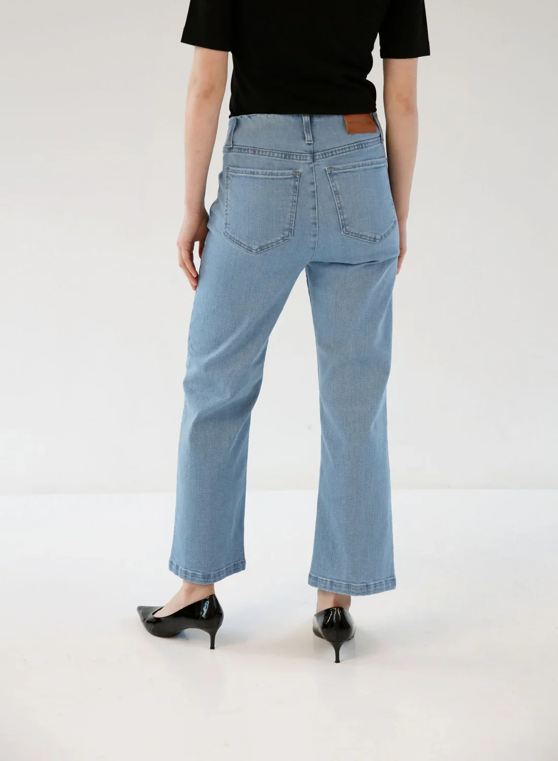 Gauhar Naisten Farkut, DENIM WIDE FADED BLUE Indigo - Image 3