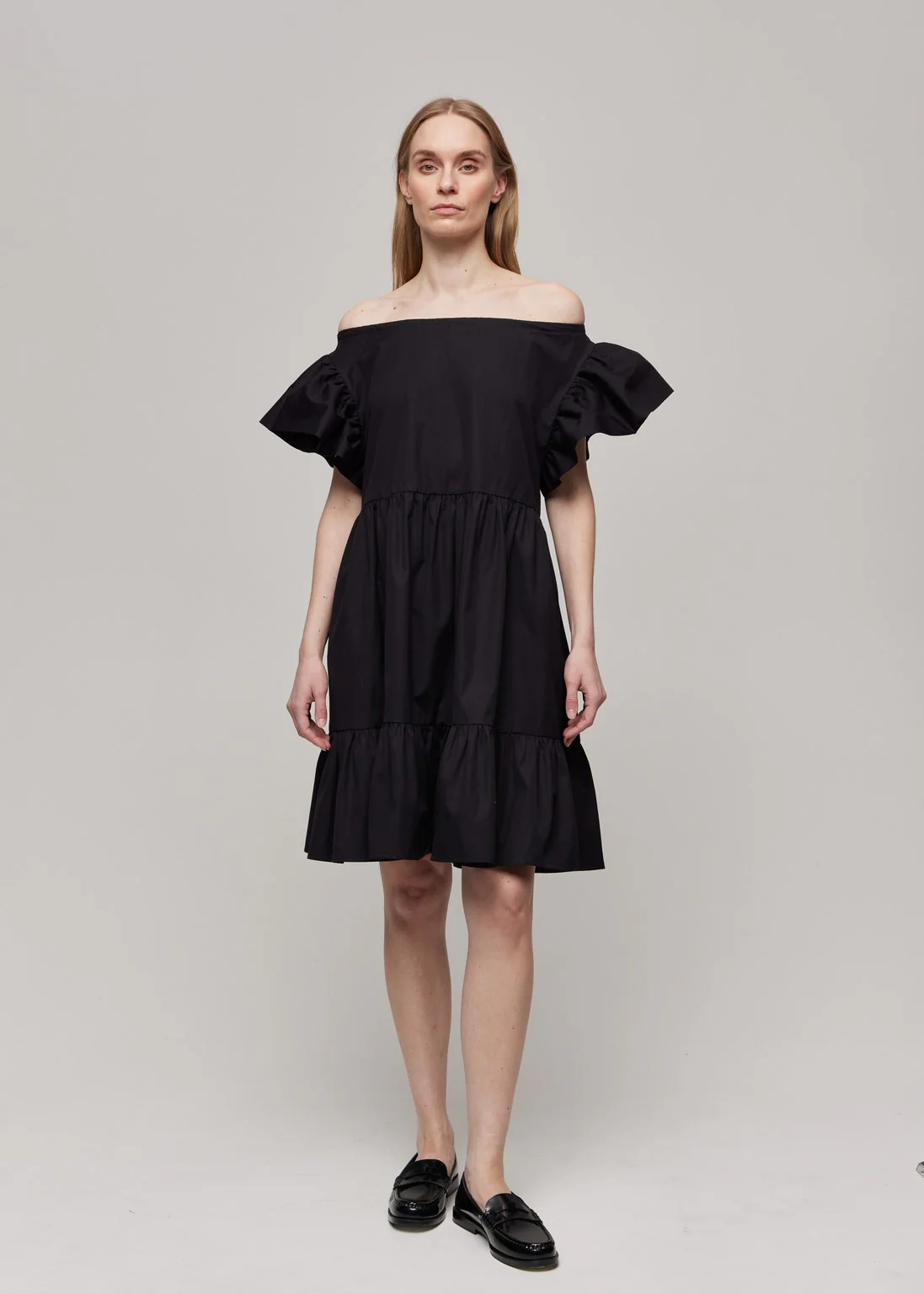 Gauhar naisten mekko, LISA DRESS BLACK Musta