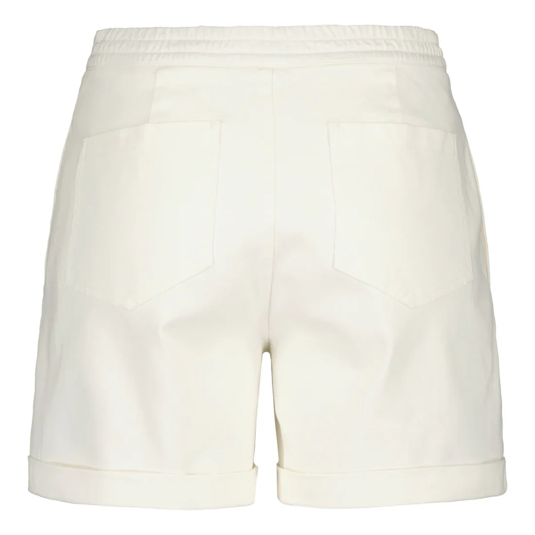 Gauhar naisten shortsit, FOLDED SHORTS WHITE Valkoinen - Image 2