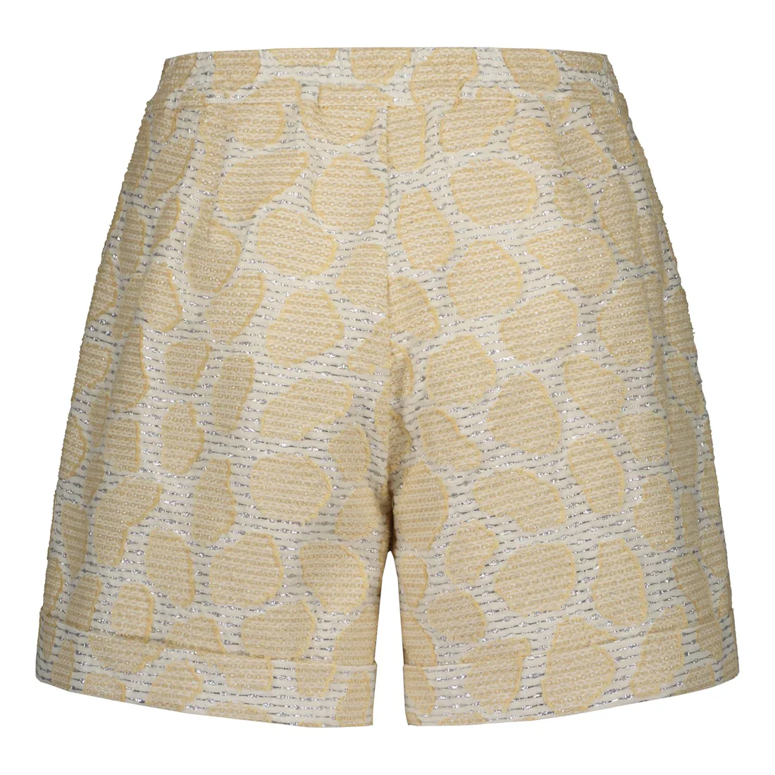 Gauhar Naisten Shortsit, MARIA FOLDER SHORTS Valkopohjainen Kuosi - Image 2