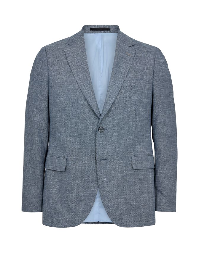 Gino marcello miesten bleiseri, LINEN LOOK BLAZER Sininen Kuosi