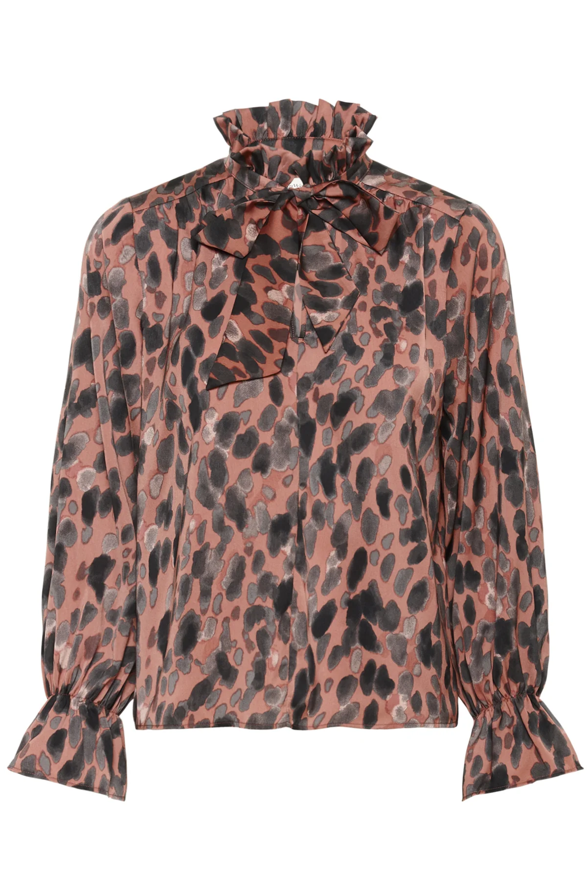 Inwear naisten paitapusero GRACIEIW PRINTED BLOUSE, Rose Painted Dot - Image 2
