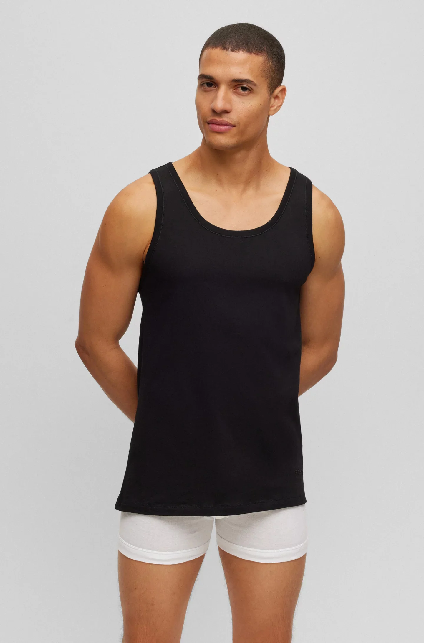 Hugo Boss miesten hihaton paita Tank Top Classic, musta