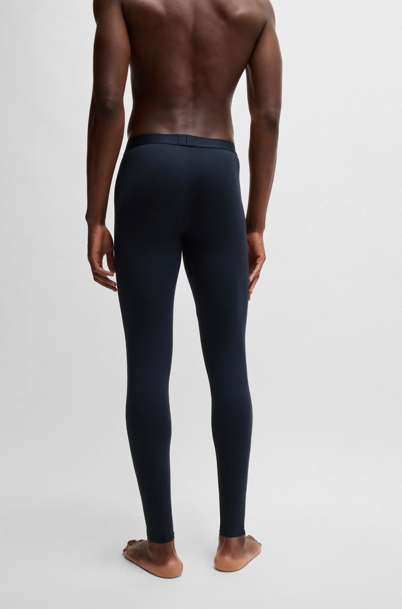 Hugo Boss Miesten Alushousut, LONG JOHN 24 LOGO Tummansininen - Image 2