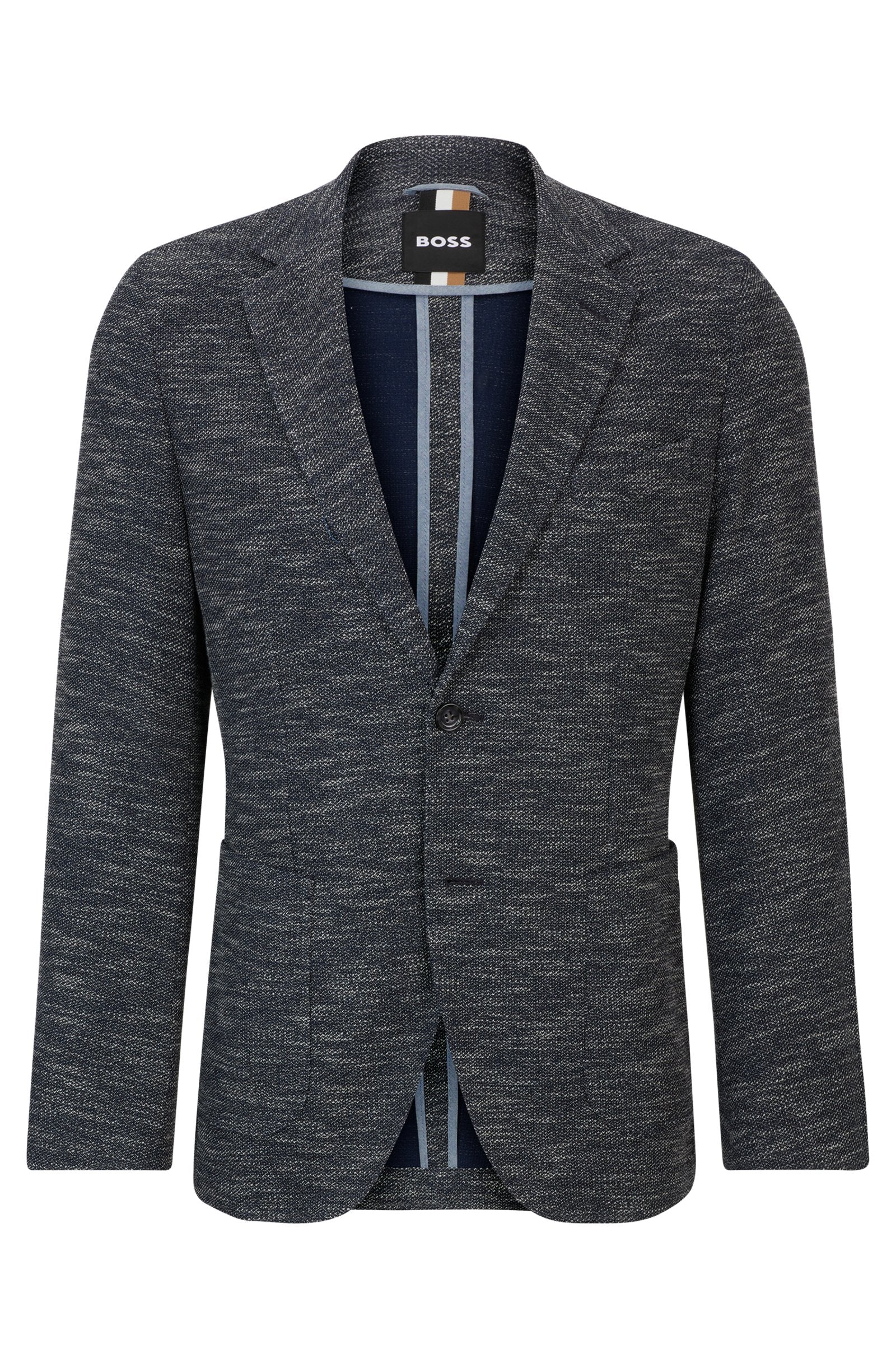 Hugo Boss Miesten Bleiseri, C-JAYE JERSEY Tummansininen - Image 3
