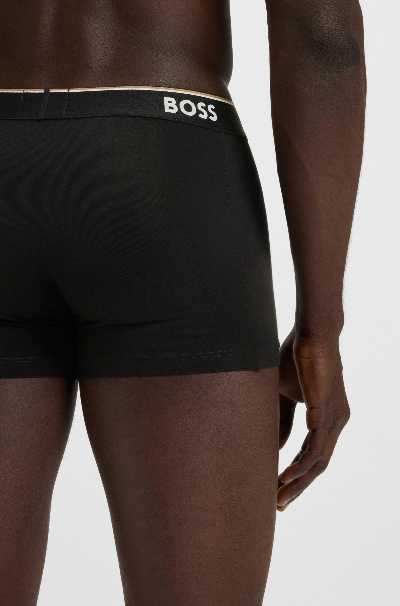 Hugo Boss Miesten Bokserit 3 P Power  Musta - Image 5