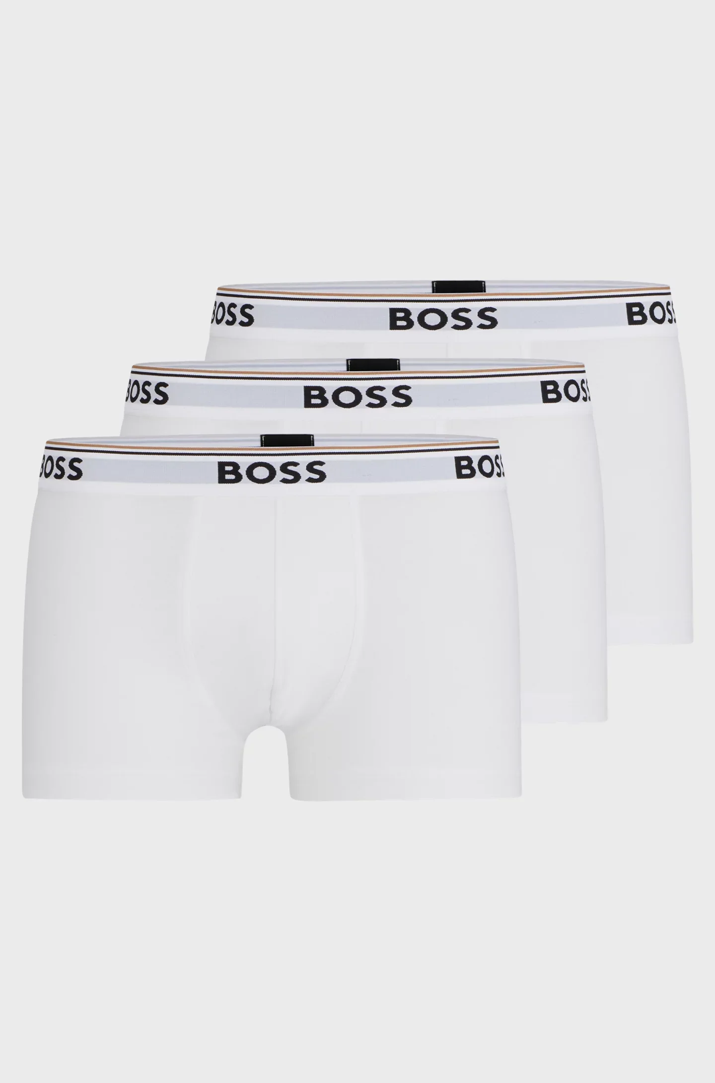 Hugo Boss Miesten Bokserit 3 P Power  Valkoinen