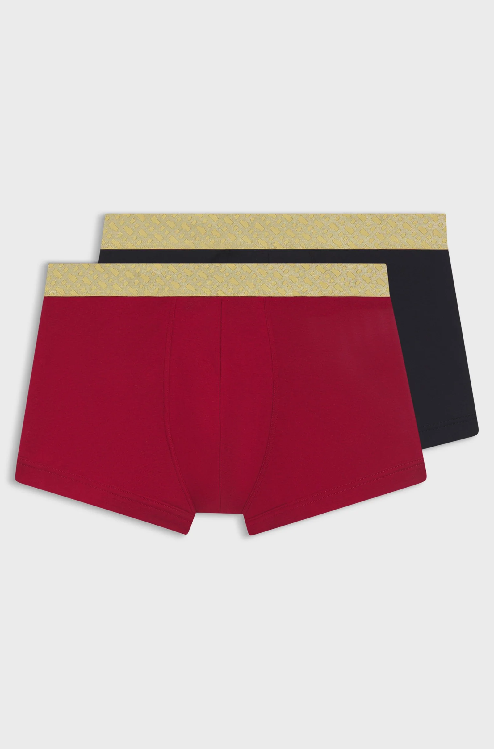 Hugo Boss miesten bokserit, TRUNK 2P GOLD COTTON Punainen - Image 2