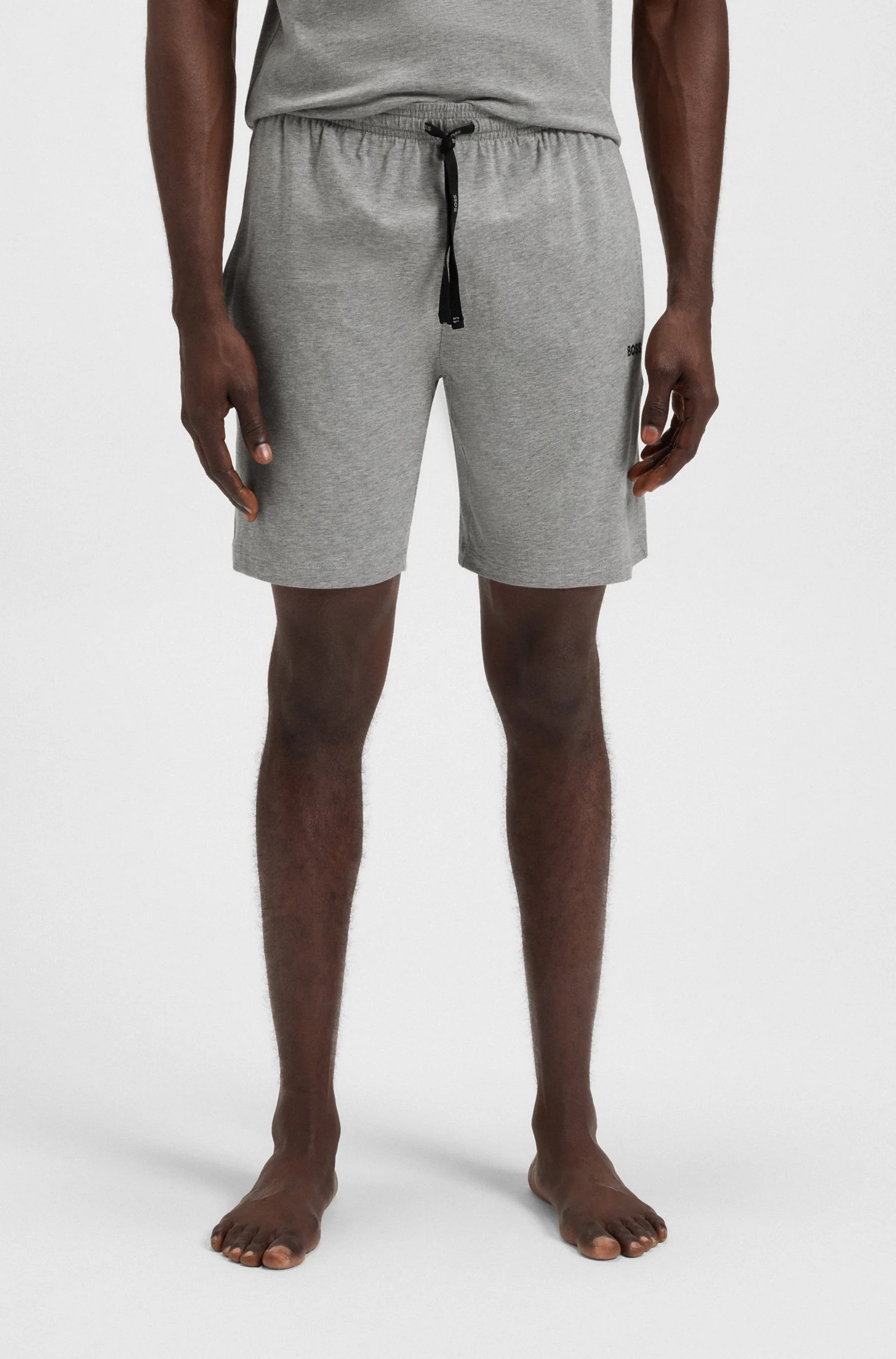 Hugo Boss miesten collegeshortsit, MIX MATCH SHORTS Keskiharmaa
