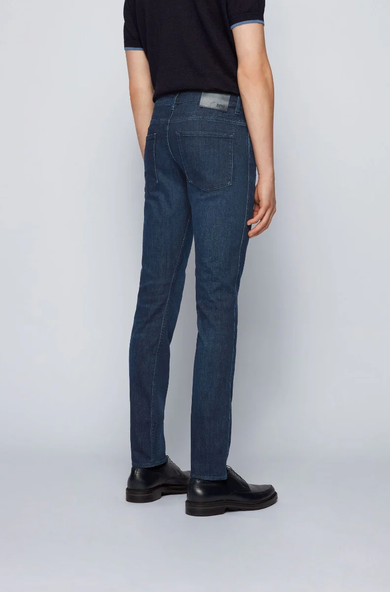 Hugo Boss, Miesten Farkut, Delaware Nos Cashmere Touch Indigo - Image 6