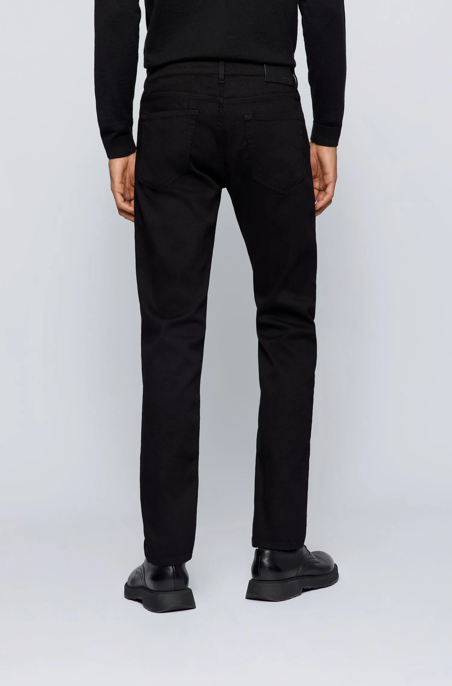 Hugo Boss miesten farkut MAINE 3 BLACK NOS CASHMERE TOUCH Musta - Image 2