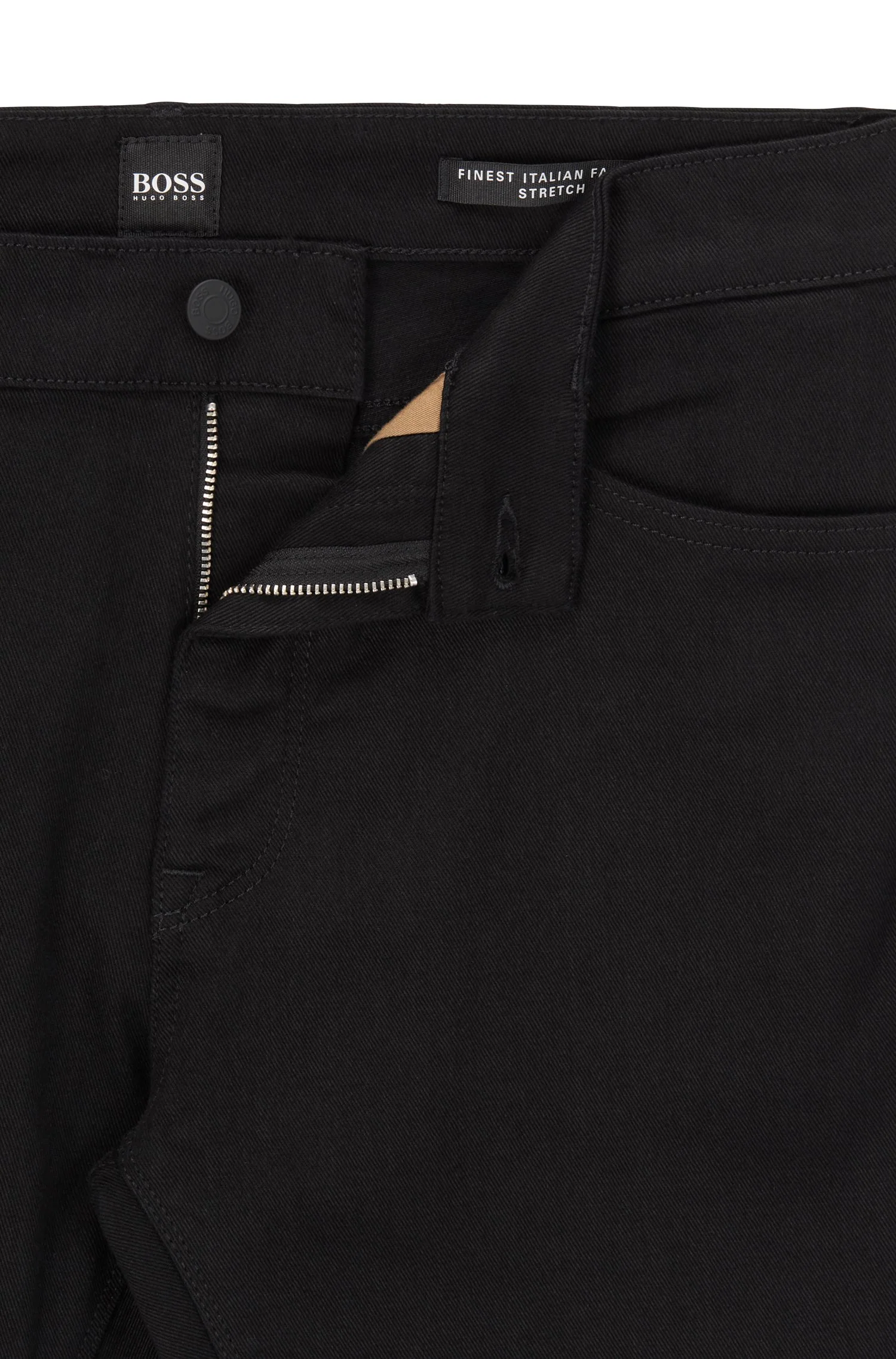 Hugo Boss miesten farkut MAINE 3 BLACK NOS CASHMERE TOUCH Musta - Image 4
