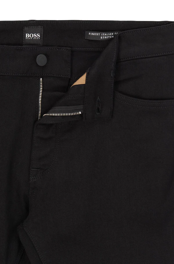 Hugo Boss miesten farkut MAINE 3 BLACK NOS CASHMERE TOUCH Musta - Image 8