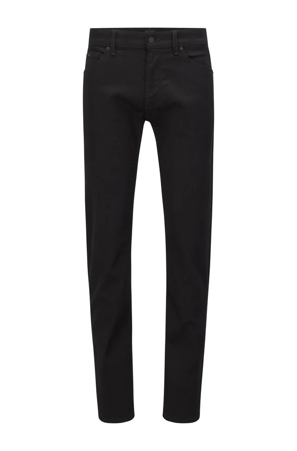 Hugo Boss miesten farkut MAINE 3 BLACK NOS CASHMERE TOUCH Musta - Image 9