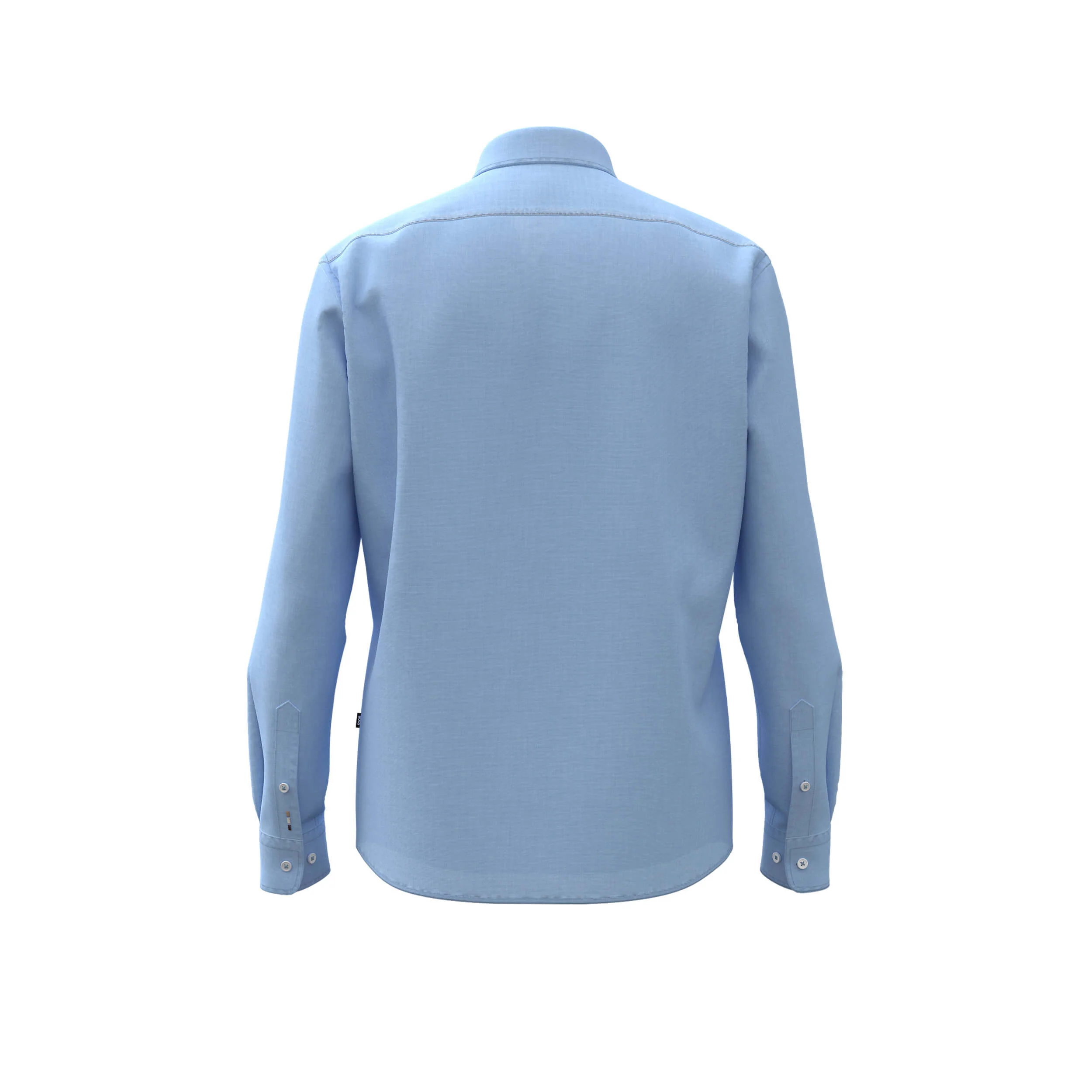 Hugo Boss miesten pellava kauluspaita, H-LIAM BD REGULAR FIT Keskisininen - Image 2