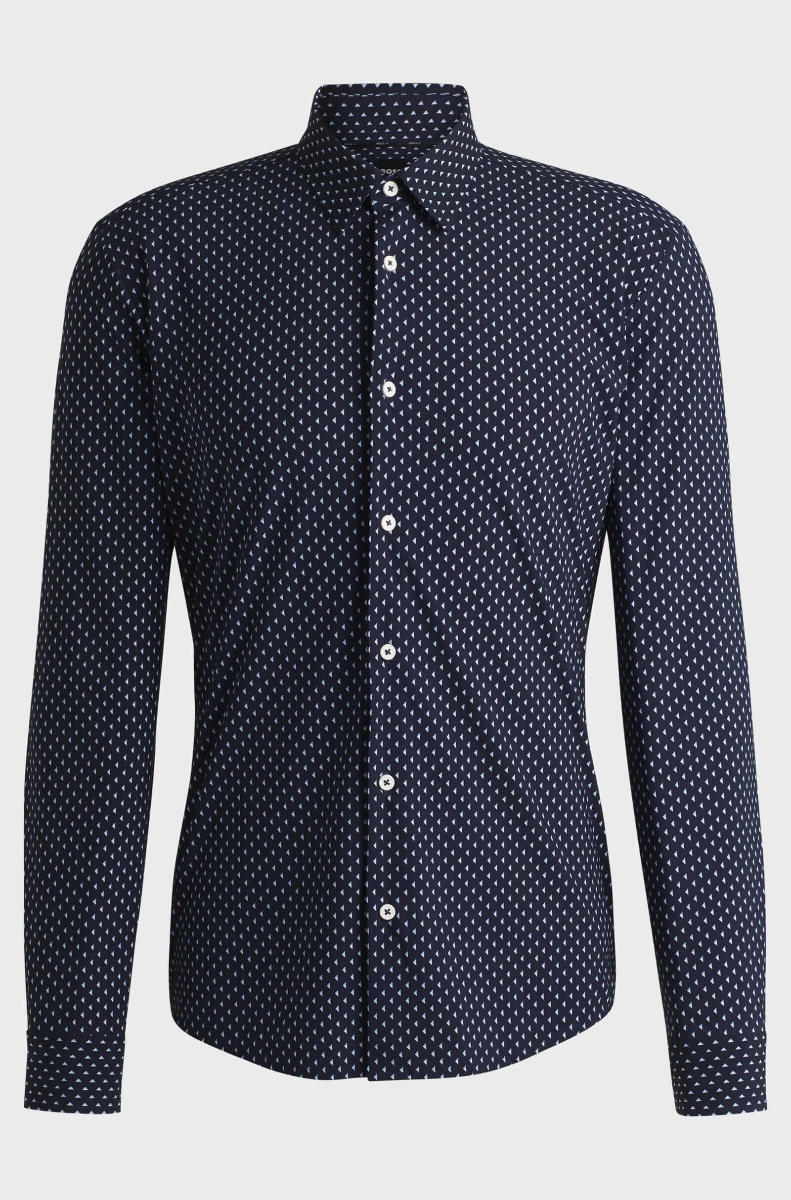 Hugo Boss miesten kauluspaita, P-ROAN KENT Sininen Kuosi - Image 3