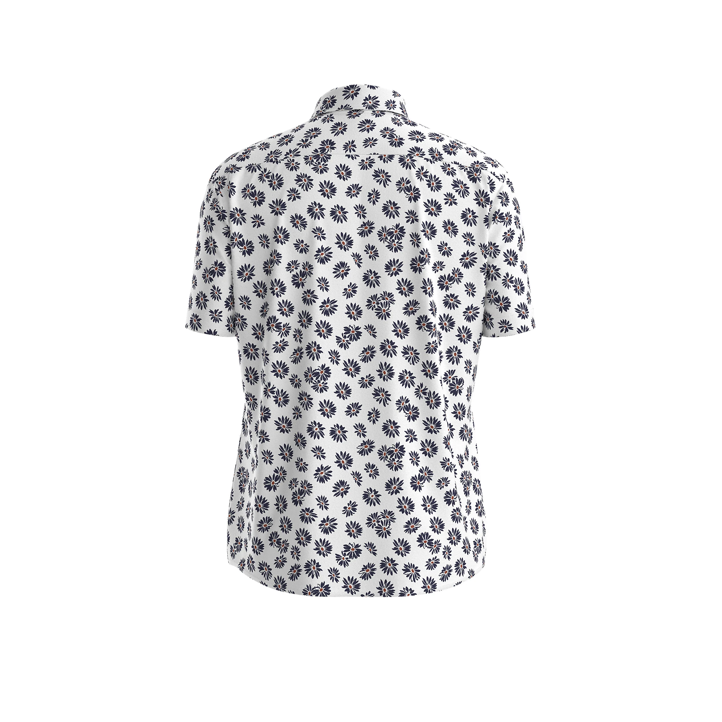 Hugo Boss miesten kauluspaita, P-ROAN PERFORMANCE SHIRT Valkopohjainen Kuosi - Image 2